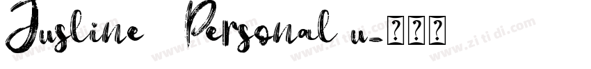 Jusline   Personal u字体转换